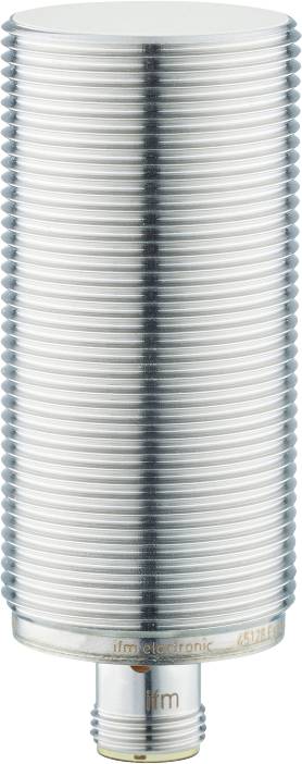 Ein silberner zylindrischer Metallkörper mit horizontalen Rillen entlang der gesamten Oberfläche, ähnlich einer Schraubengewinde.