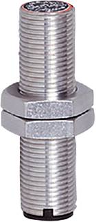 Metallmutter und -schraube, die ineinandergreifen. Glänzende Oberfläche, zeigt technische oder mechanische Verbindung.