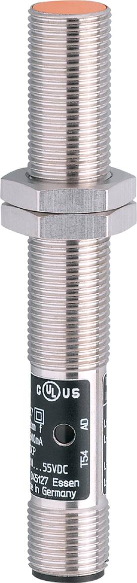 Nahaufnahme einer glänzenden Metallschraube mit Gewinde.