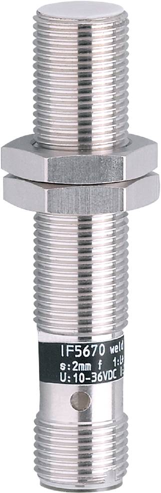 Metallschraube mit sechseckigem Kopf und Gewinde, vertikal orientiert.