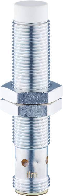 Sechskantmutter mittig auf einem Metallgewinde.