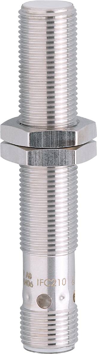 Eine große Sechskantmutter auf einer metallischen Gewindestange.