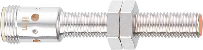 Nahaufnahme einer silbernen Sechskantschraube mit sichtbarem Gewinde.