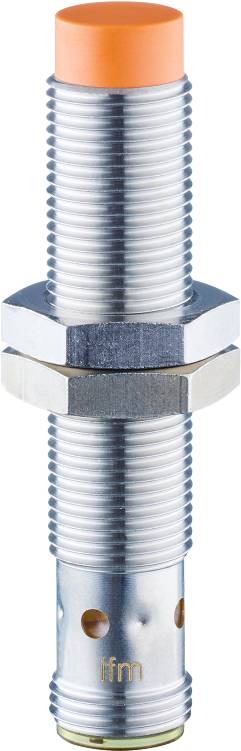 Eine silberne, metallische Schraube mit Sechskantmutter, fokussiert auf die Gewindestruktur.