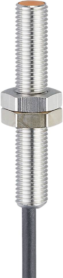 Nahaufnahme einer silbernen Sechskantmutter mit einer passenden Schraube darunter.