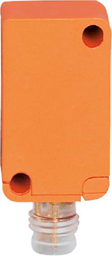 Ein orangefarbener Ordner oder Karton mit einer kleinen runden Öffnung an der unteren Ecke.