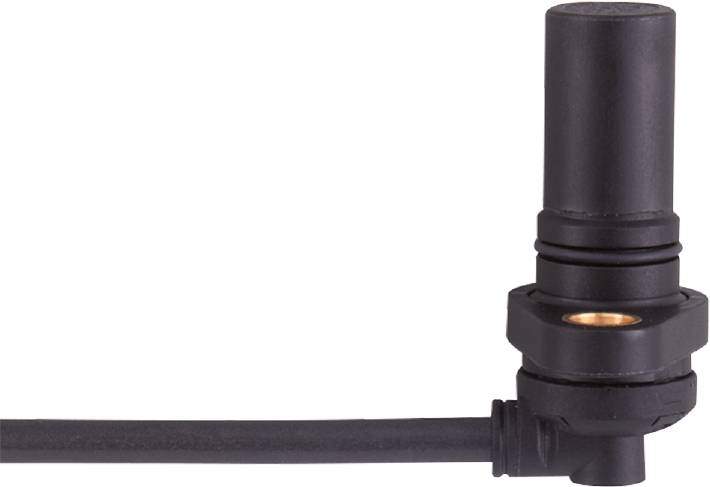 Eine schwarze Telefonhörer-Basis mit einem horizontalen Kabel, das darunter verläuft.