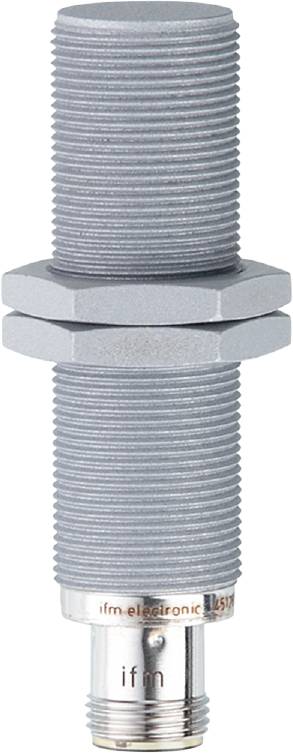Eine große, metallische Schraube mit sechsseitigem Kopf und Gewinde, isoliert vor weißem Hintergrund.