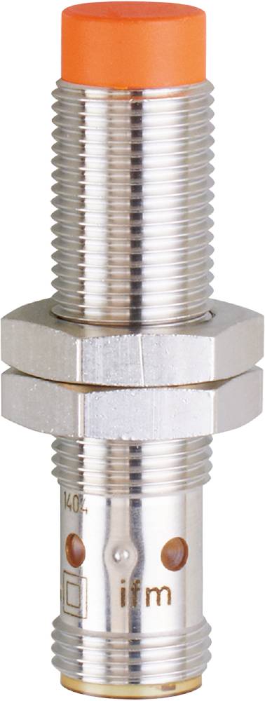 Nahaufnahme einer silbernen, sechseckigen Schraube mit Gewinde, die vertikal ausgerichtet ist.