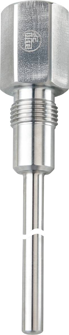 Ein glänzender, zylindrischer Metallzylinder, möglicherweise ein Teil eines größeren mechanischen Geräts, wird gezeigt.