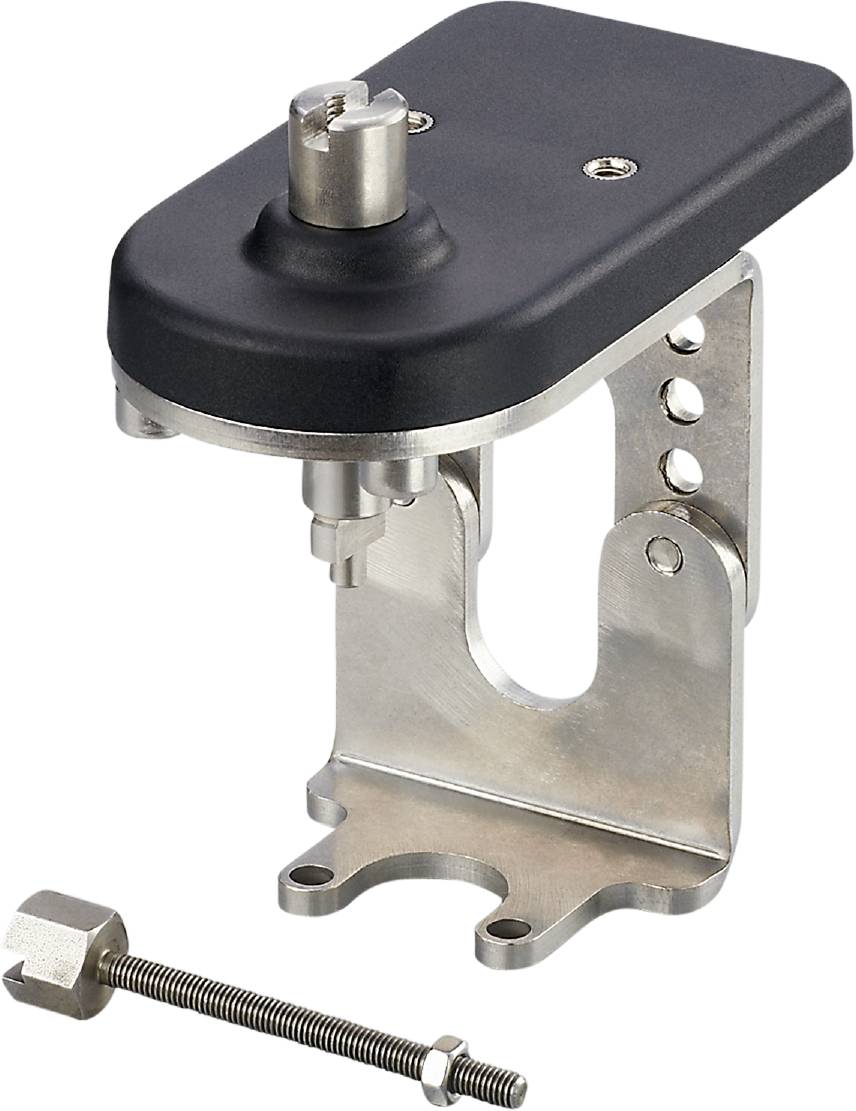 Metallbefestigungsmechanismus mit beweglichem Gelenk und Schrauben, verwendet für die sichere Befestigung von Teilen in Maschinen.