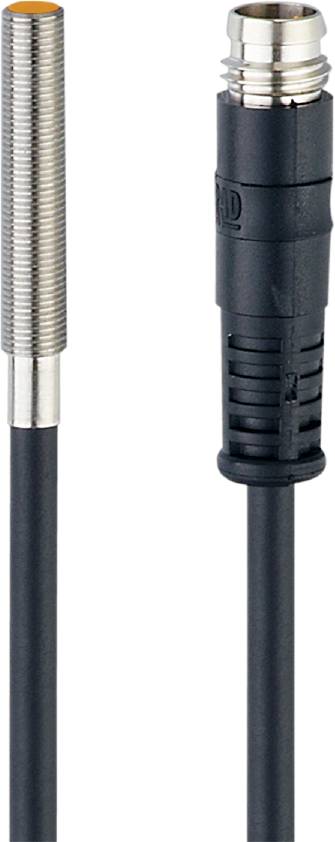 Zwei verschiedene Kabel, eines mit einem Metallstecker und das andere mit einem schwarzen Kunststoffgehäuse, beide mit Kabel.