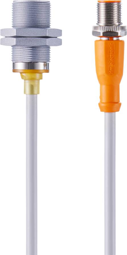 Zwei medizinische Katheter mit unterschiedlich farbigen Ansätzen, gelb und orange, auf weißem Hintergrund.