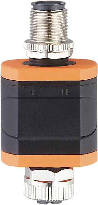 Eine 9-Volt-Batterie, die stehend fotografiert wurde.