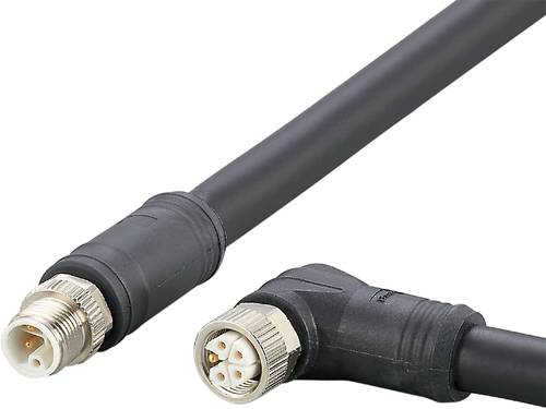 Ifm Electronic E12662 Verbindungsleitung Stecker, gerade, Buchse, gewinkelt 5.0m Polzahl Sensoren: 5