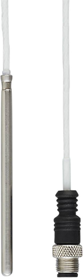 Nahaufnahme eines metallischen Gegenstands neben einem weißen, länglichen Objekt auf hellem Hintergrund.