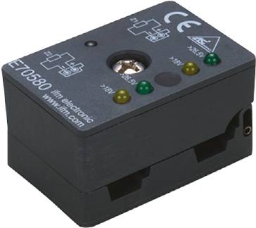 Kompaktes elektronisches Gerät mit LED-Anzeigen und Beschriftungen. Zeigt verschiedene Spannungsstufen an: '16V', '26.5V'.