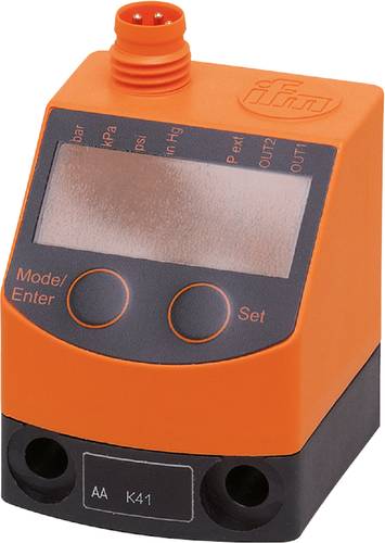 Ifm Electronic Drucksensor 1 St. PQ0834 -1 bar bis 10 bar M8 1 Öffner, 1 Schließer
