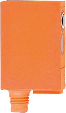 Oranger Ordner, aufrecht stehend.