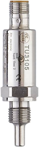 Ventil mit Aufschrift '3105', zeigt Zertifizierungszeichen und Seriennummer. Silberfarbenes, metallisches Material.