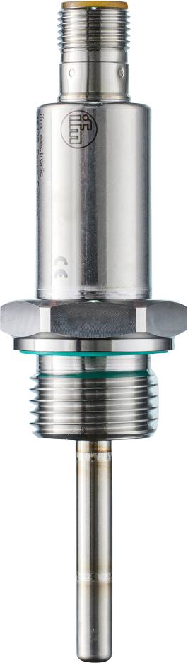 Ein Edelstahl-Bauelement mit runder Form und sechskantiger Kappe, zeigt professionelle Metallbearbeitung und technisches Design.