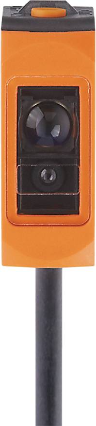 Ein orangefarbenes Gerät mit einem rechteckigen Display oder Sensor in der Mitte. Hauptmerkmal eines elektronischen Geräts.