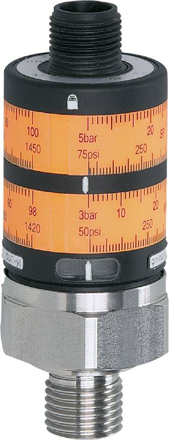 Ifm Electronic Druckschalter 1 St. PK7524 0 psi bis 145 psi M12 1 Schließer