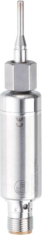 Ein silberner Metallzylinder mit graviertem 'CE'-Zeichen.