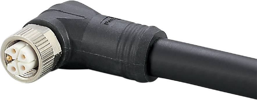 Ein schwarzes PVC-Rohr mit geriffelter Oberfläche erstreckt sich diagonal, mit Fokus auf die Verbindung und Textur.