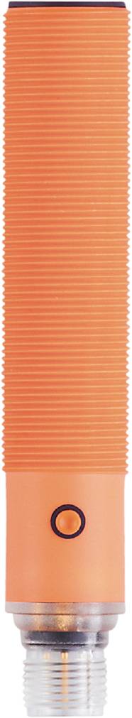 Orange, gerippte Oberfläche mit horizontalen Linien.