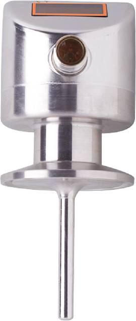 Eine silberne Metallkomponente mit zylindrischer Form, glänzend und glatt, möglicherweise Teil eines technischen Geräts oder einer Maschine.