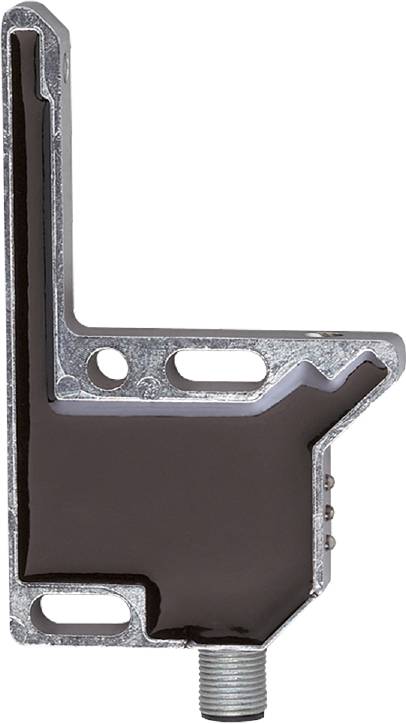 Metallisches Bauteil mit rechteckigen und gezackten Abschnitten. Enthält Löcher und Aussparungen an den Kanten.