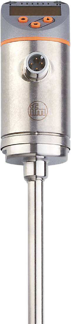 Ein verchromtes Metallbauteil mit zylindrischer Form und glatter Oberfläche.