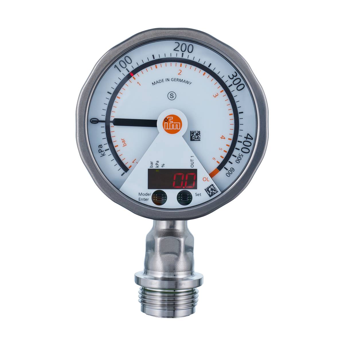 Ifm Electronic Drucksensor 1 St. PG2735 -100 kPa bis 400 kPa M12 1 Öffner, 1 Schließer, Analog