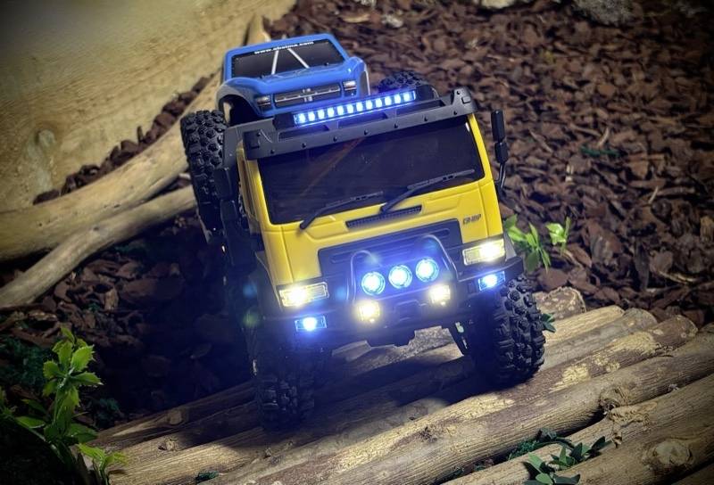 Absima CR18P Tow Truck 6x6 Brushless 1:18 RC Modell-LKW Elektro Crawler Allradantrieb (6WD) RtR 2,4GHz
