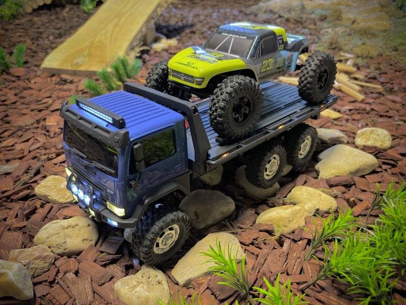 Absima CR18P Tow Truck 6x6 Brushed 1:18 RC Modell-LKW Elektro Crawler Allradantrieb (6WD) RtR 2,4GHz