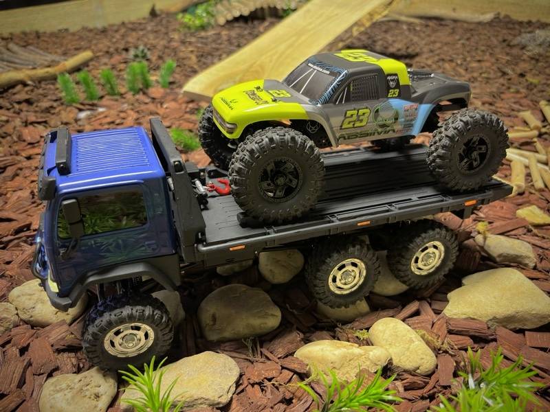 Absima CR18P Tow Truck 6x6 Brushed 1:18 RC Modell-LKW Elektro Crawler Allradantrieb (6WD) RtR 2,4GHz