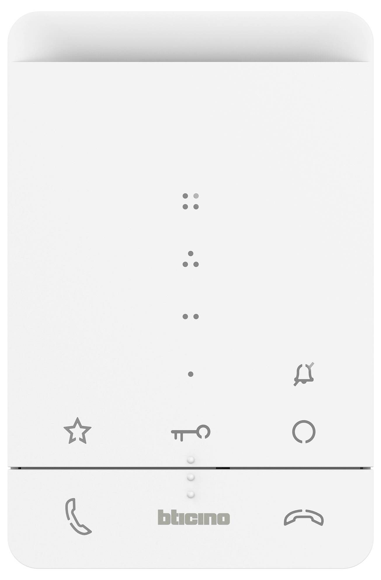 Bticino CLASSE100 A16E Audio-Innenstelle 2-Draht Inneneinheit Weiß