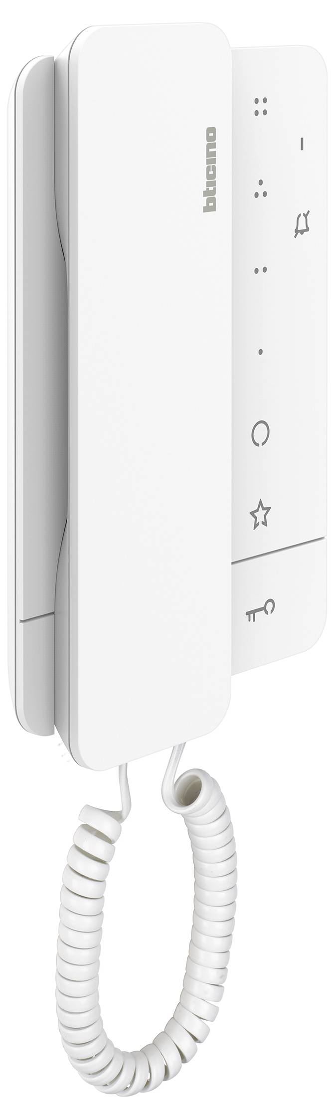 Bticino CLASSE100 A16M Audio-Innenstelle 2-Draht Handhörerzubehör Weiß