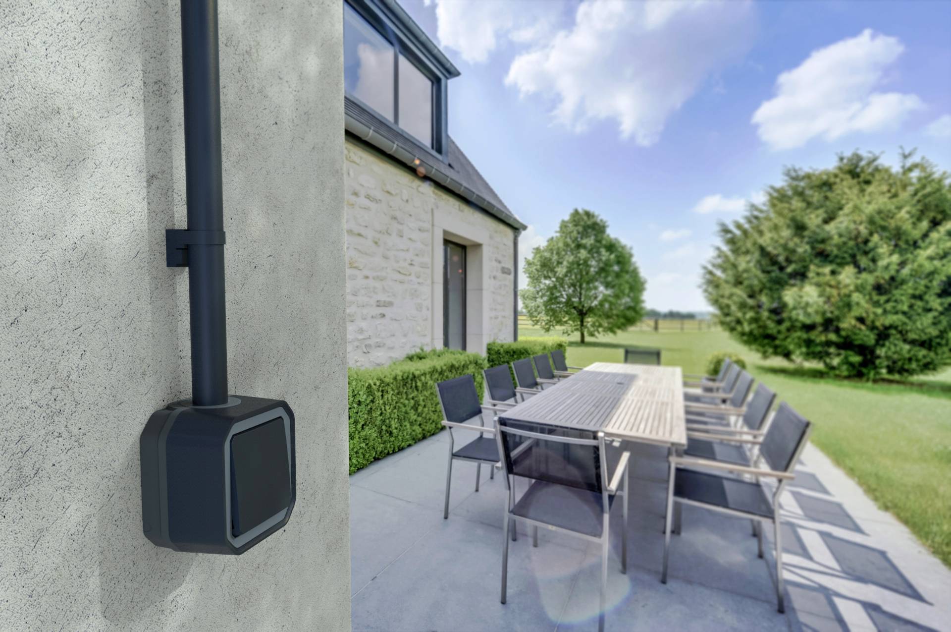 Legrand Komplett Aufputz, Wechselschalter Plexo Grau 069761L 1St.