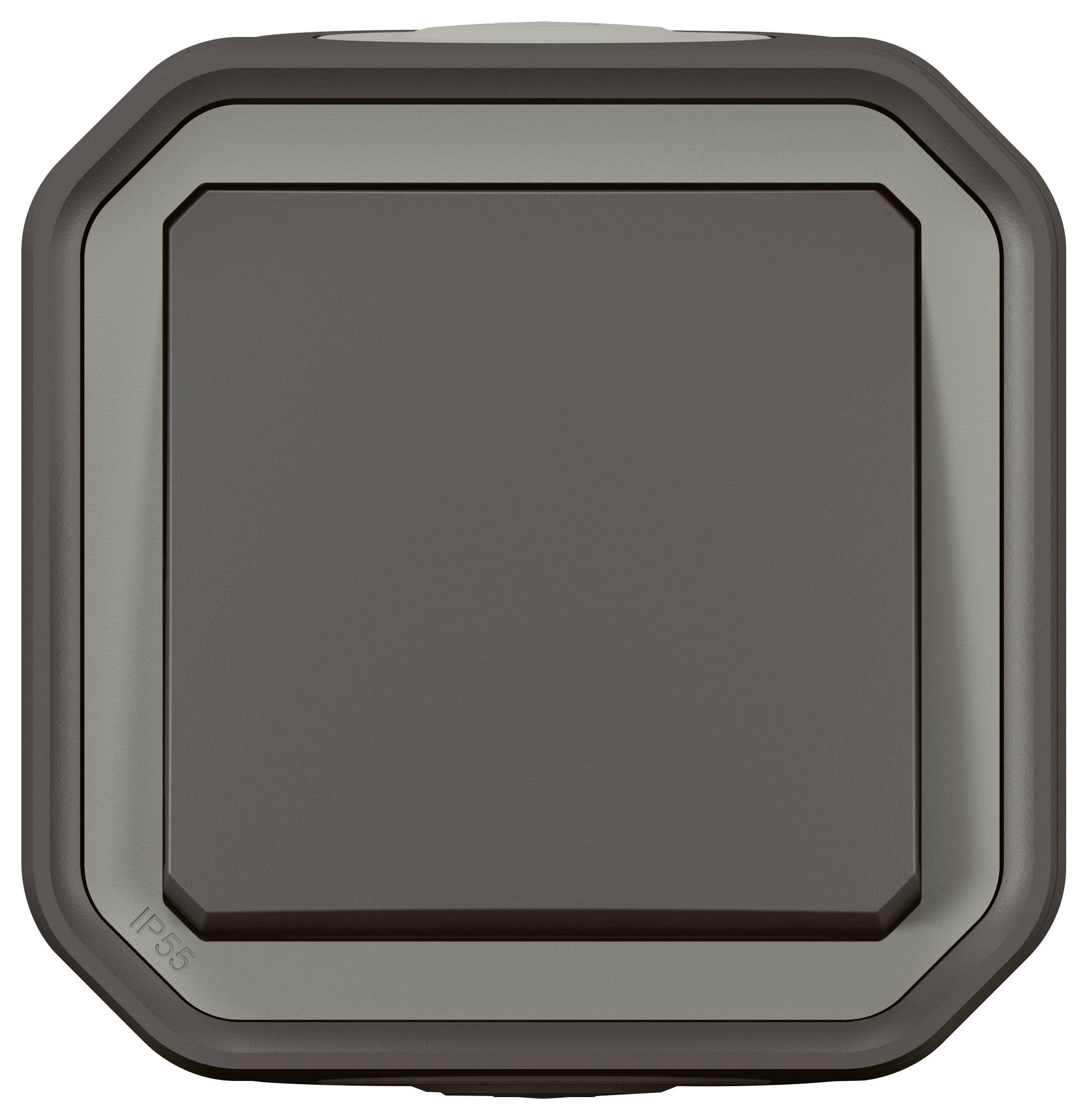 Legrand Komplett Aufputz, Wechselschalter Plexo Grau 069761L 1 St.