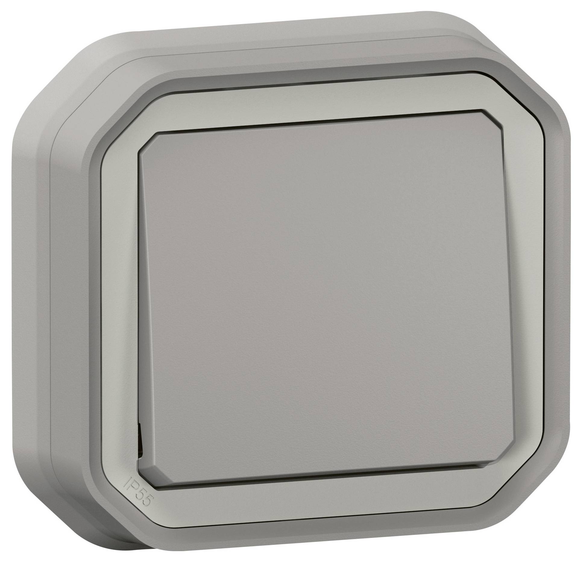 Legrand Komplett Unterputz, Wechselschalter Plexo Grau 069811L 1St.