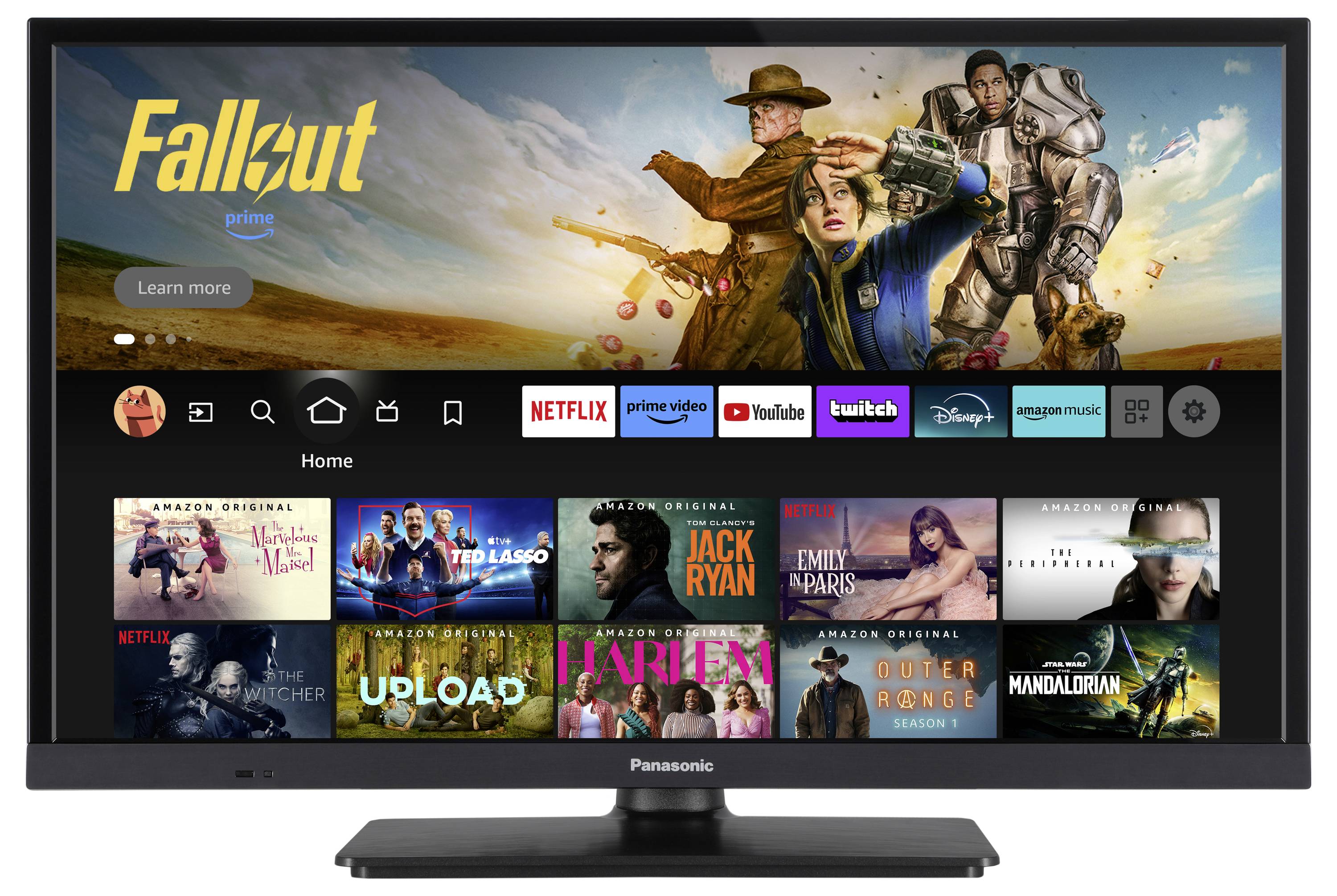 Panasonic TV-24S50A LED-TV 60cm 24 Zoll EEK E (A - G) DVB-T, DVB-T2, DVB-S2, DVB-C, CI+, WLAN, Smart TV, Full HD Schwarz