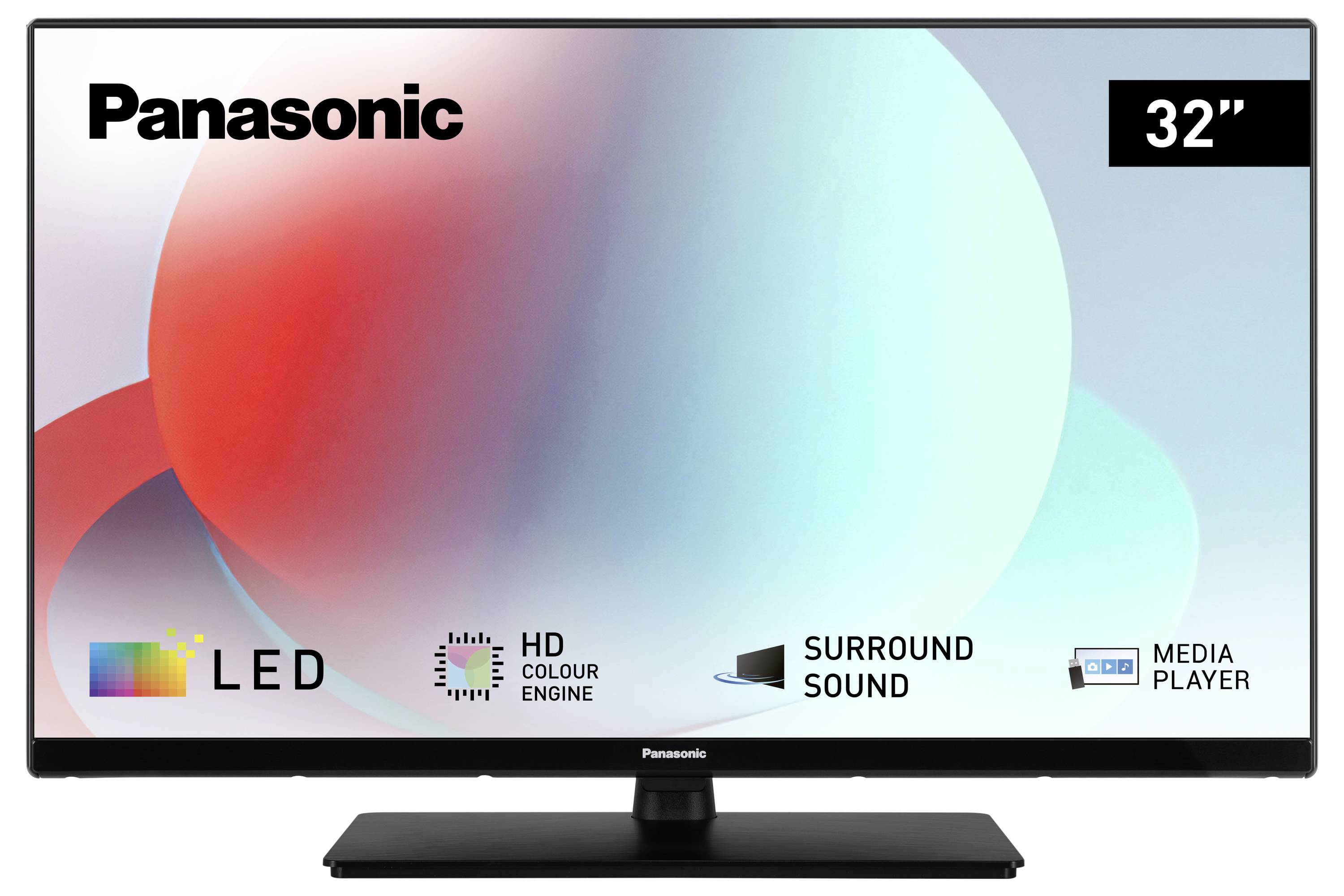 Panasonic TS-32N30A LED-TV 80 cm 32 Zoll EEK E (A - G) DVB-T2, DVB-T, DVB-C, DVB-S2, CI+, HD ready Schwarz