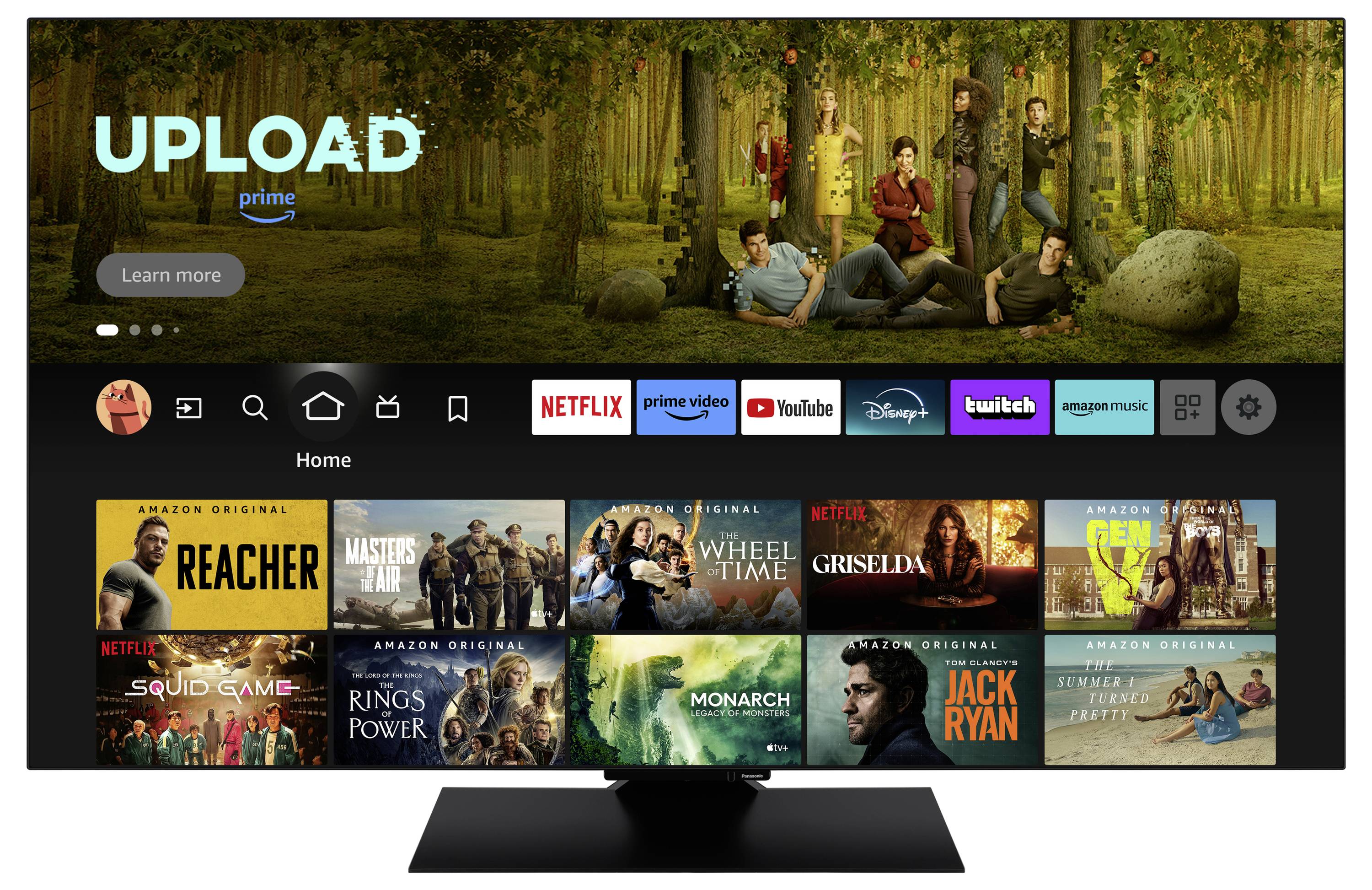 Panasonic TV-65Z80A OLED-TV 164 cm 65 Zoll EEK F (A - G) CI+, DVB-C, DVB-T, DVB-T2, DVB-S2, WLAN, UHD, Smart TV Schwarz