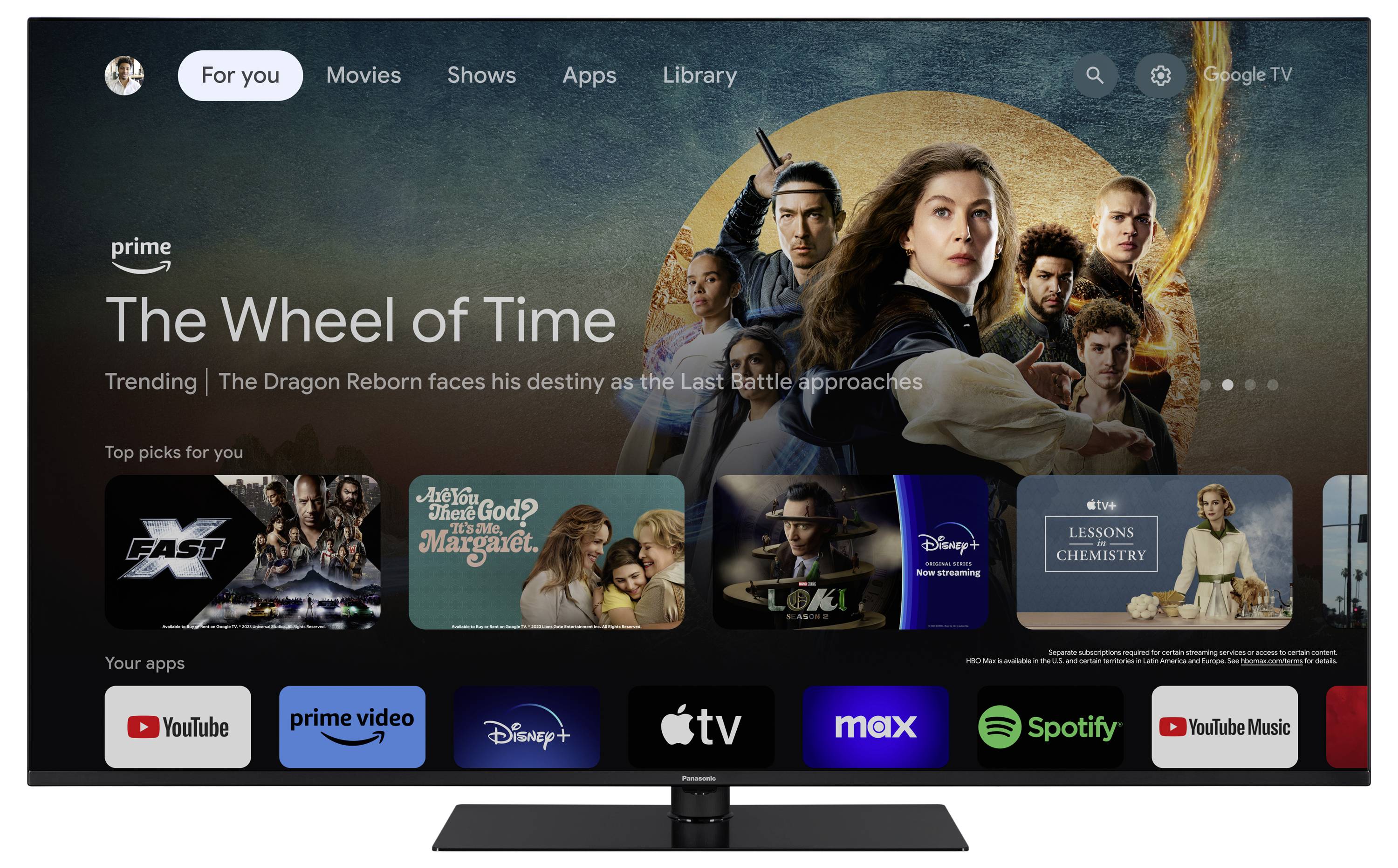 Panasonic TN-65W70A LED-TV 164cm 65 Zoll EEK E (A - G) CI+, DVB-T, DVB-T2, DVB-S2, DVB-C, Smart TV, UHD, WLAN Schwarz