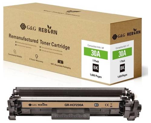G&G Toner ersetzt HP 30A Kompatibel Schwarz 1600 Seiten Reborn remanufactured 21234