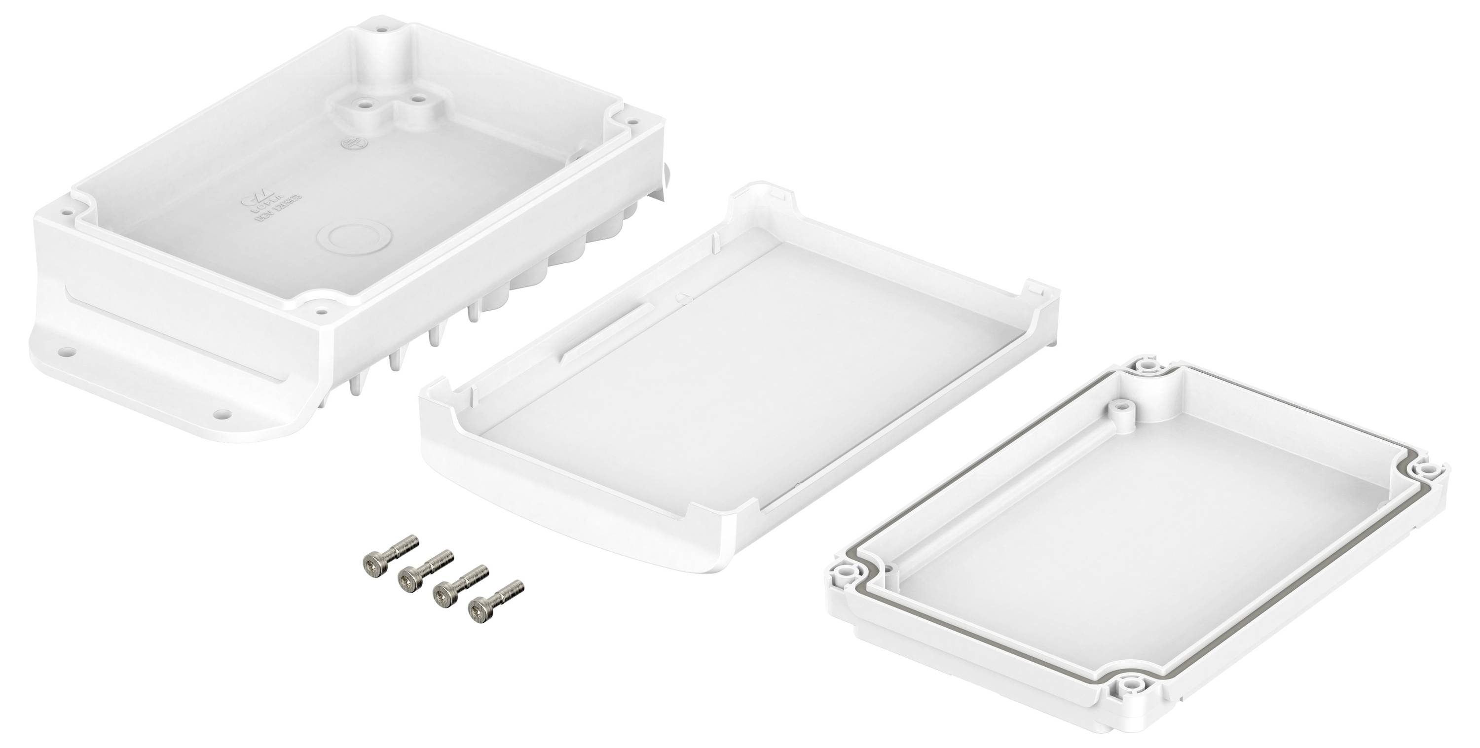 Bopla BoVersa 48412233.HMT2 Wand-Gehäuse Aluminium, Polycarbonat Weiß (RAL 9003) 1St.