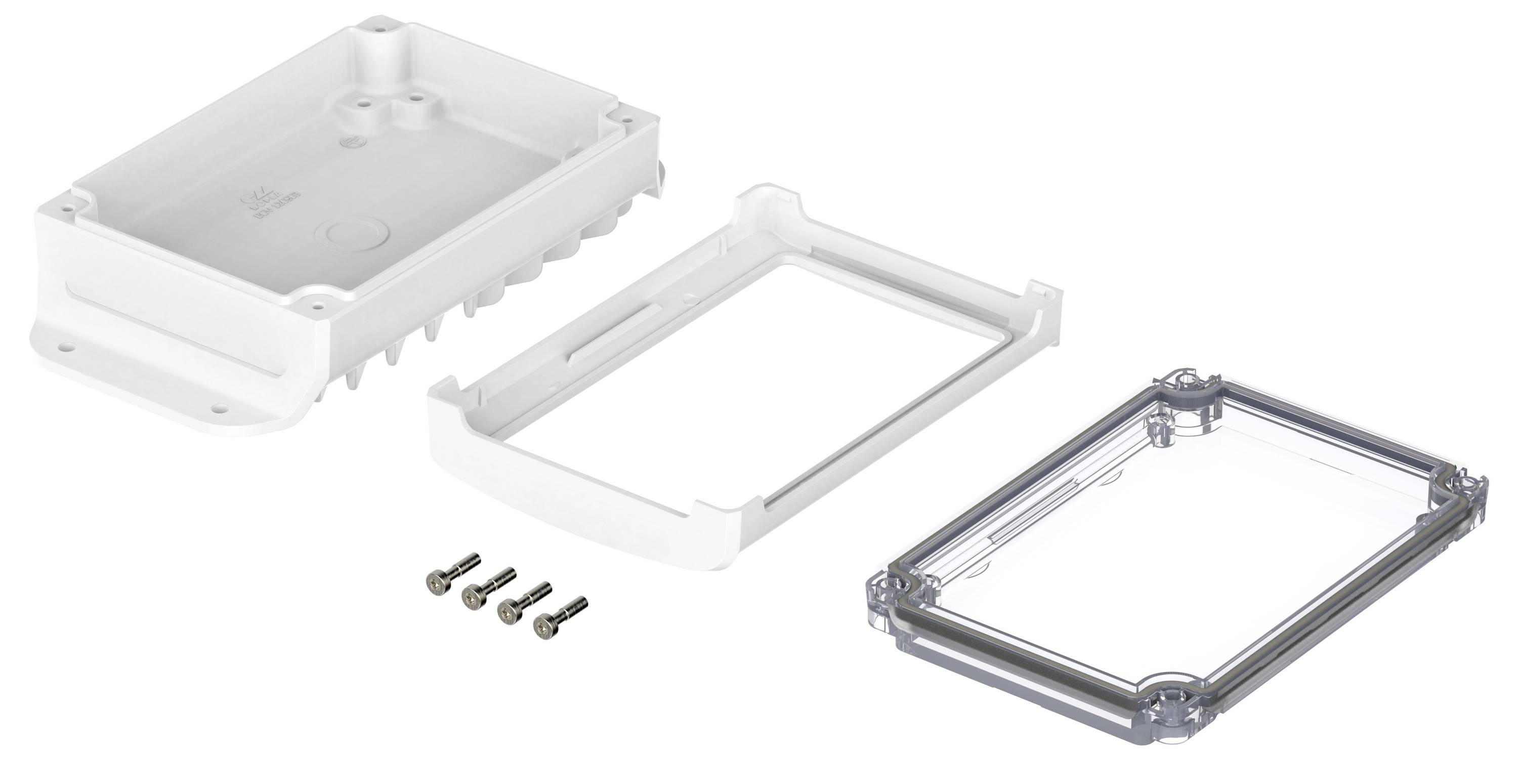 Bopla BoVersa 48322230.HMT2 Wand-Gehäuse Aluminium, Polycarbonat Weiß (RAL 9003) 1St.