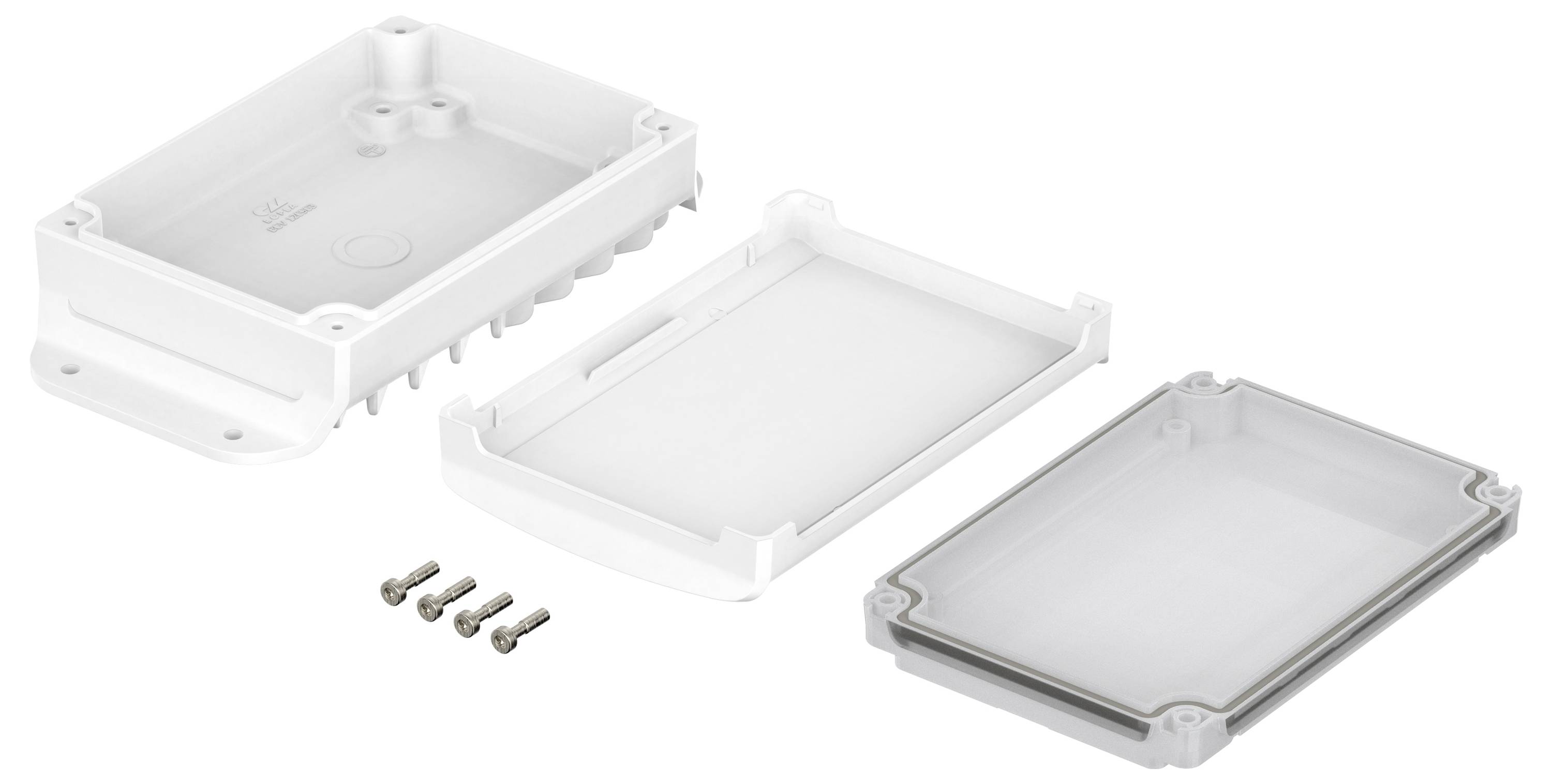 Bopla BoVersa 48432231.HMT2 Wand-Gehäuse Aluminium, Polycarbonat Weiß (RAL 9003) 1St.